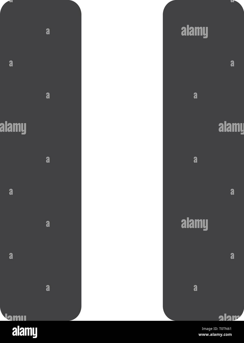 L'icône du bouton multimédia Illustration de Vecteur