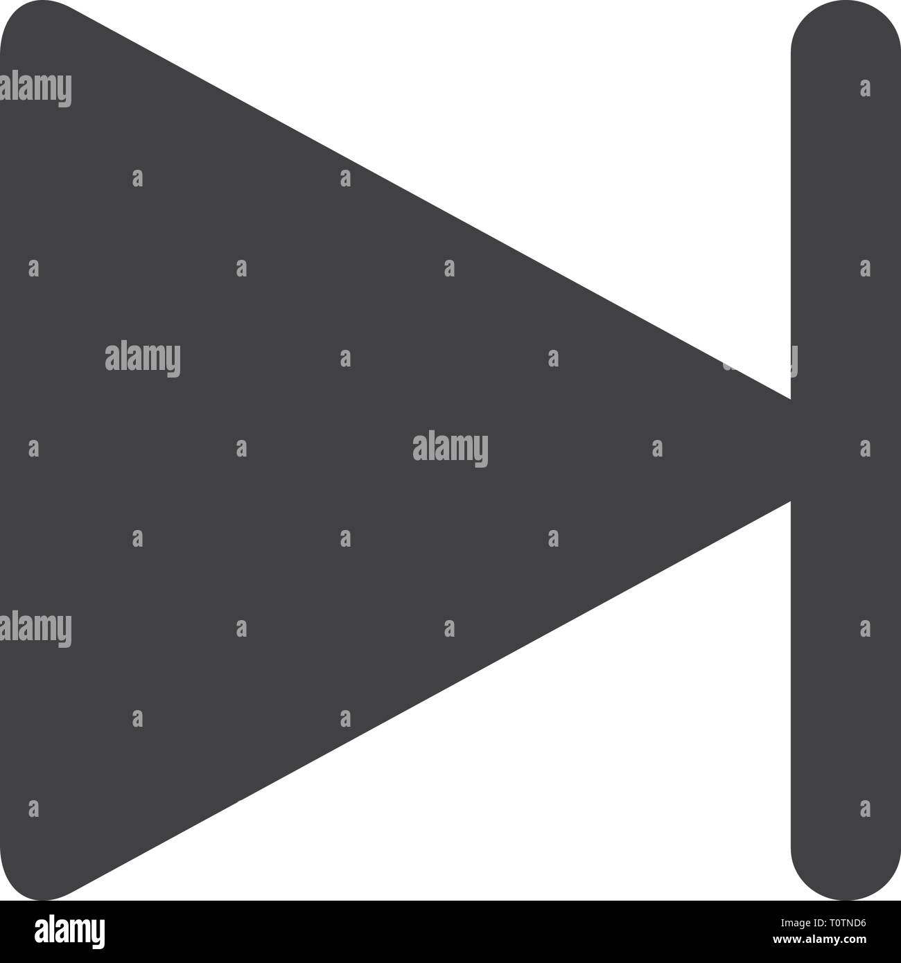 L'icône du bouton multimédia Illustration de Vecteur