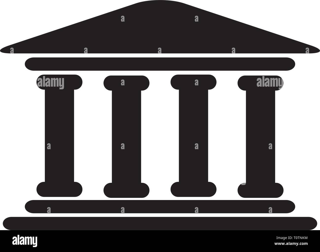 La loi, l'icône de construction Illustration de Vecteur