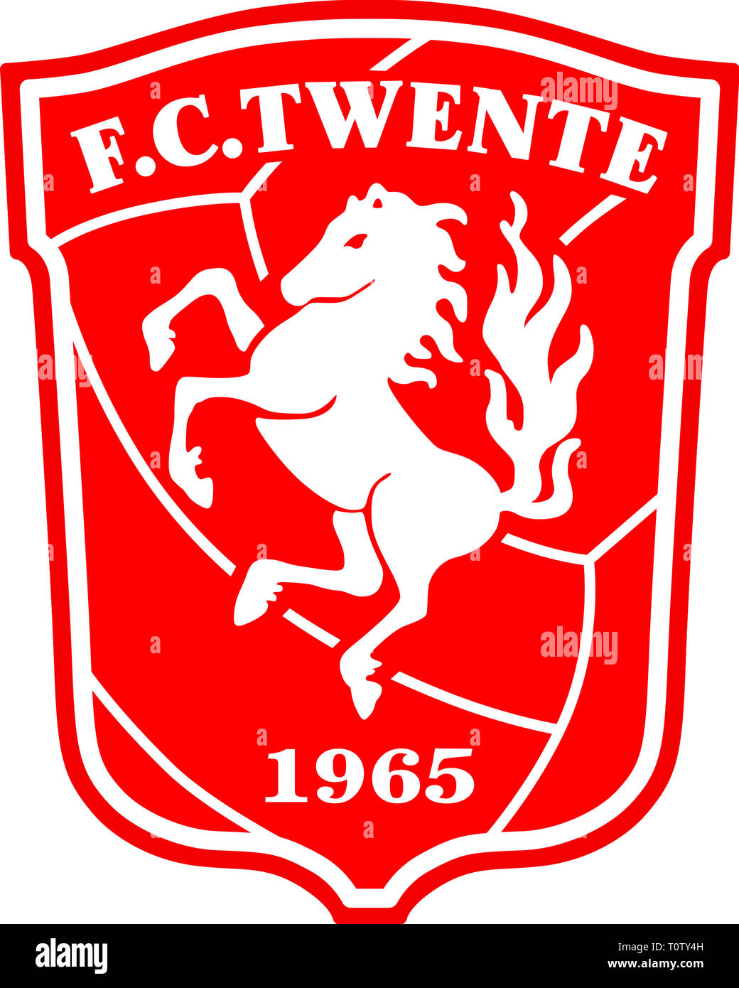 Logo de l'équipe néerlandaise de football FC Twente Enschede - Pays-Bas  Photo Stock - Alamy