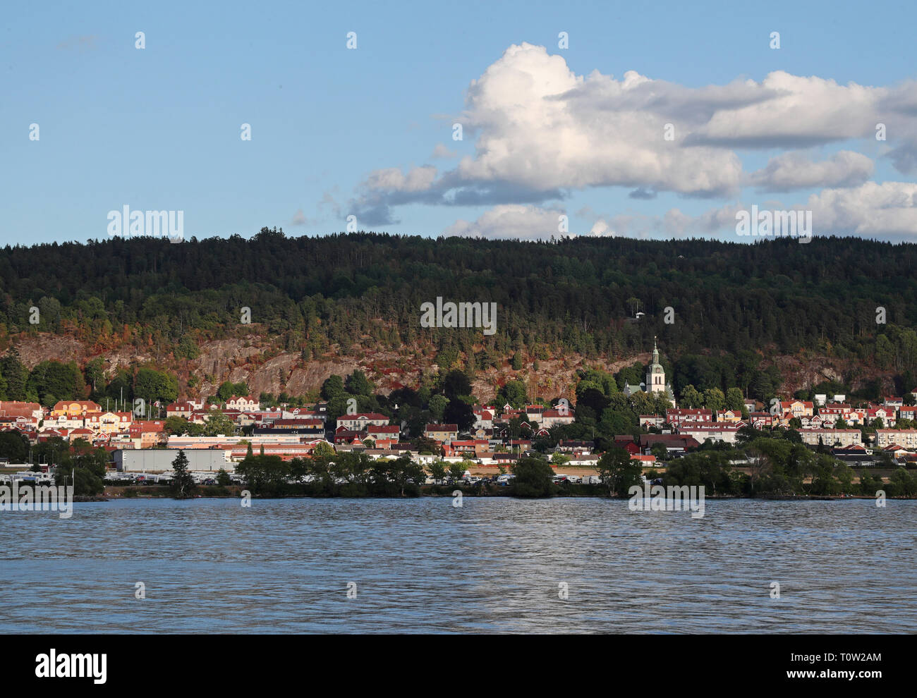 GRÄNNA, SUÈDE 20180804 Ville de Gränna. Jeppe Photo Gustafsson Banque D'Images
