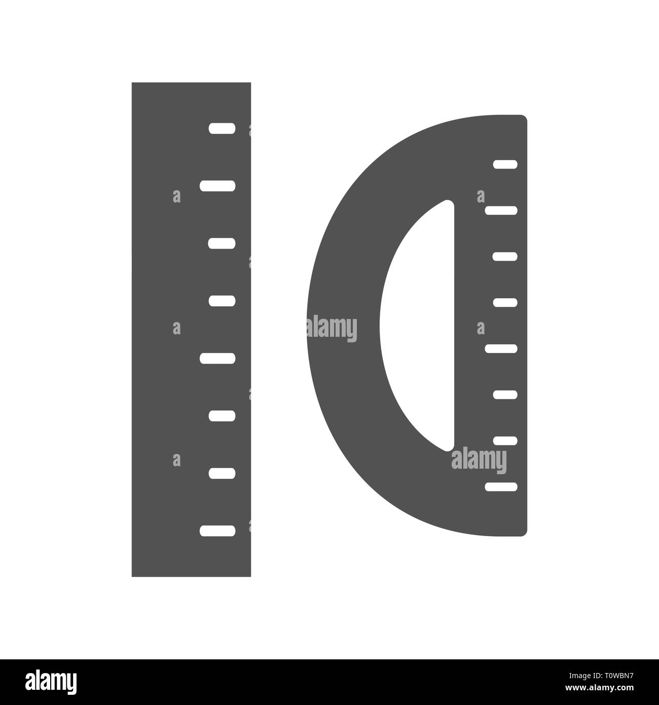 L'icône de la série Géométrie Illustration Banque D'Images