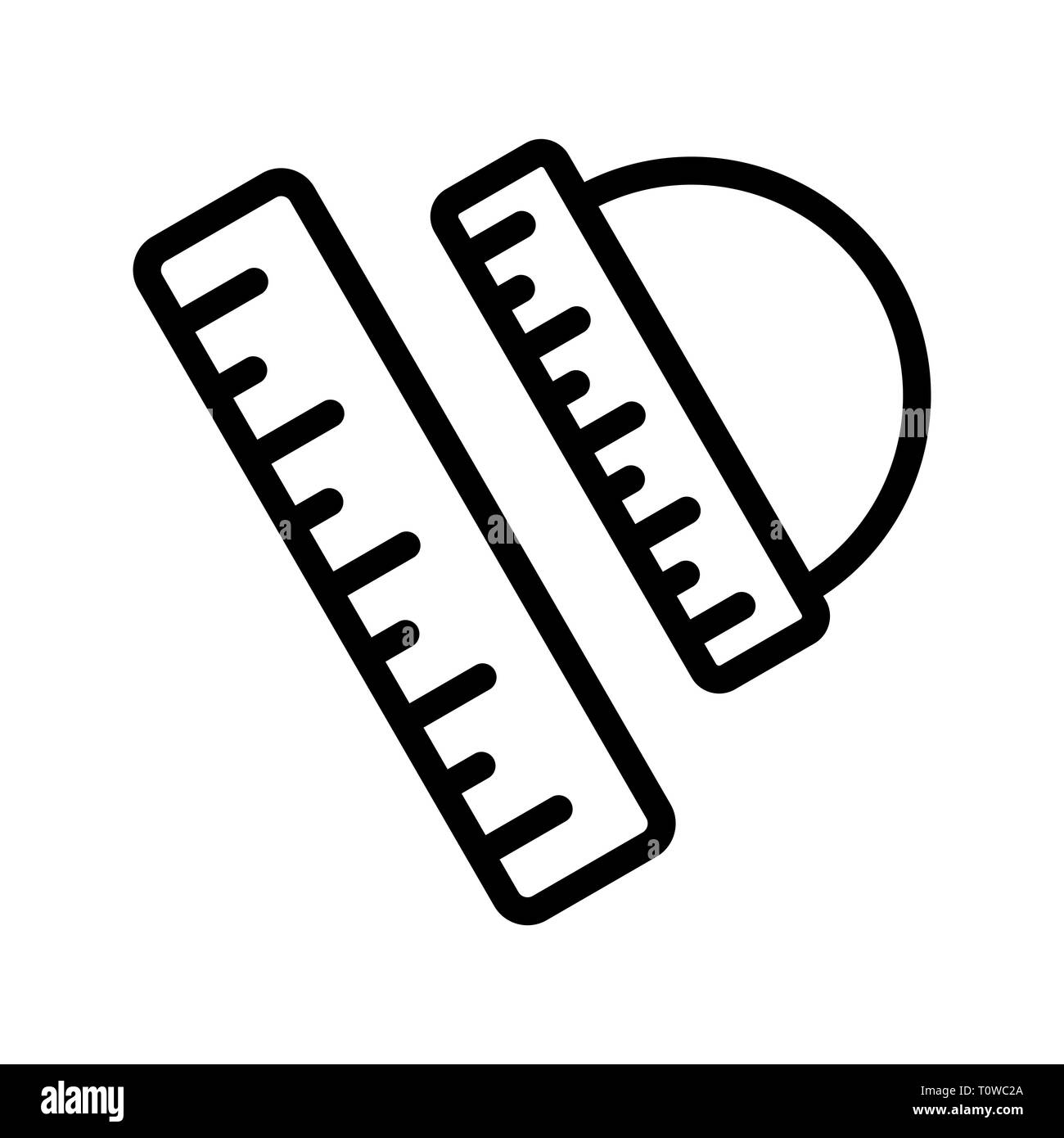 L'icône de la série Géométrie Illustration Banque D'Images