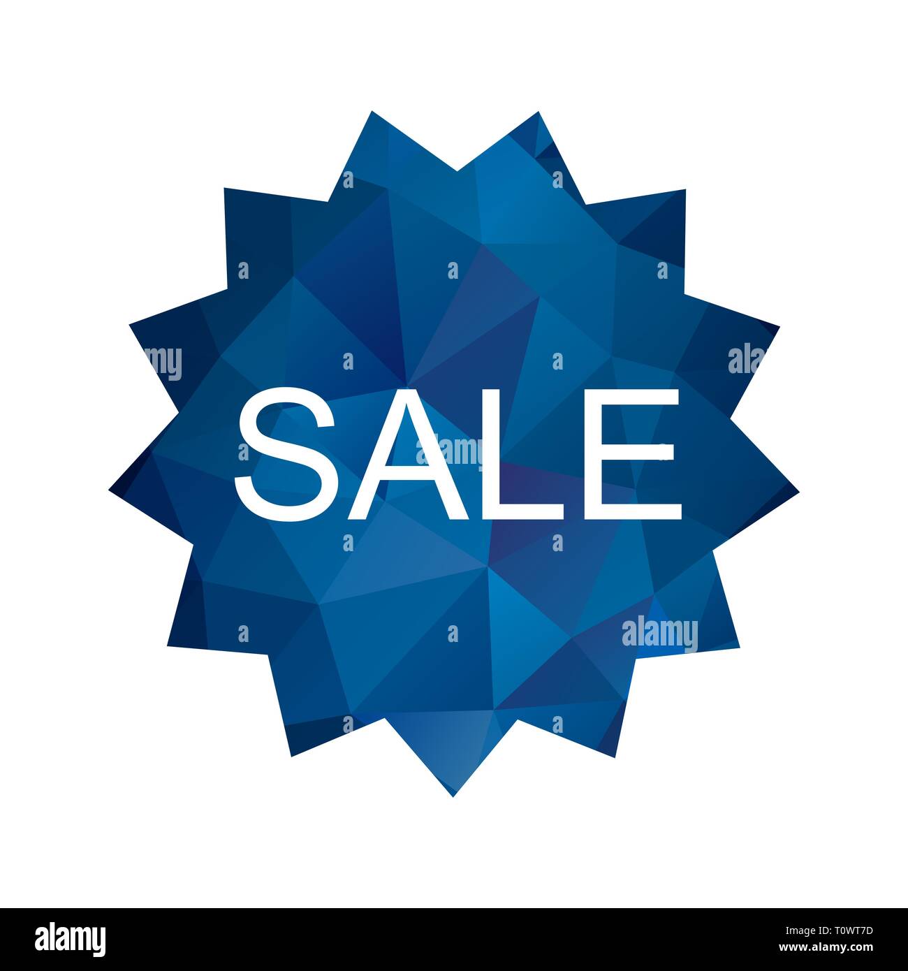 L'icône Illustration Vente Banque D'Images