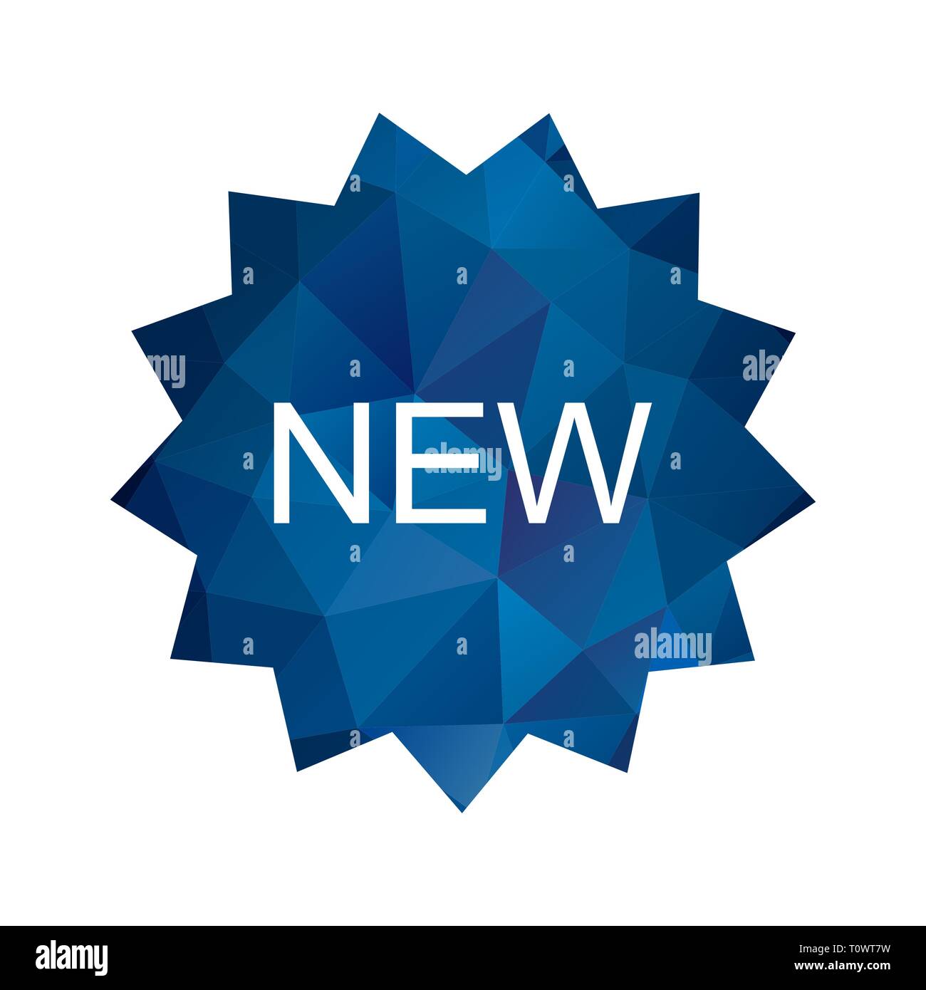 Nouvelle icône Illustration Banque D'Images