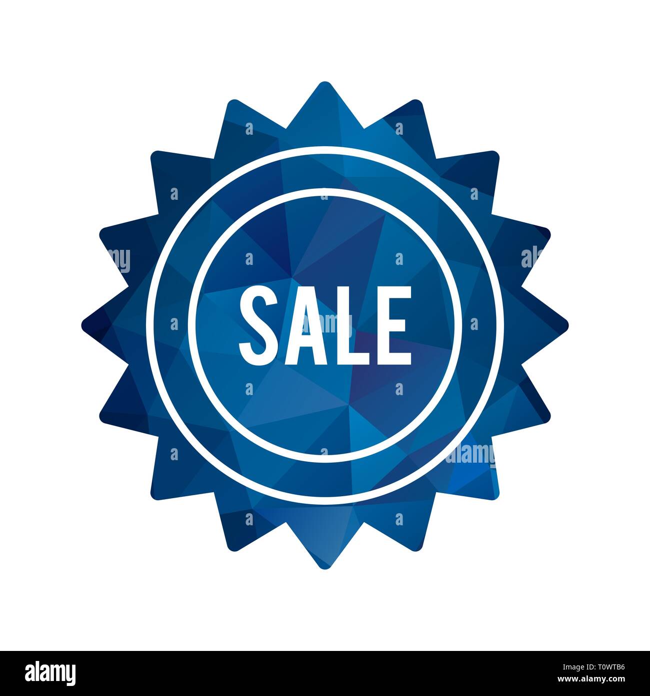 L'icône Illustration Vente Banque D'Images