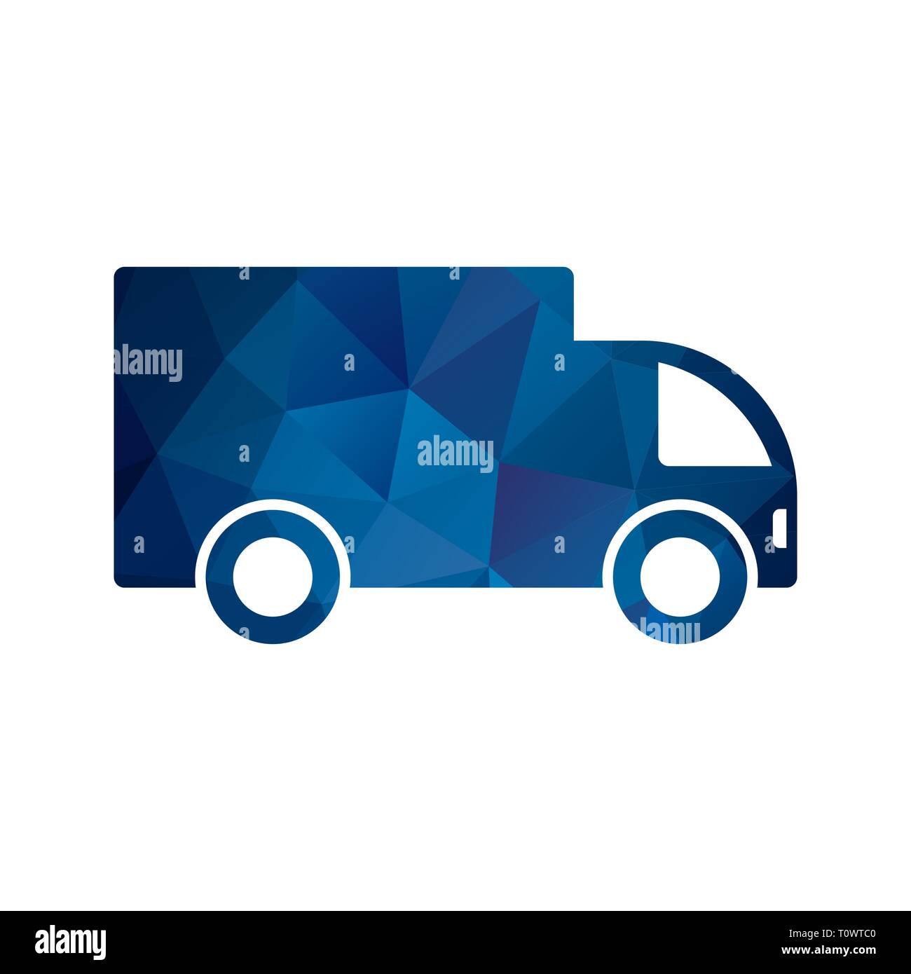 Icône Camion Illustration Banque D'Images