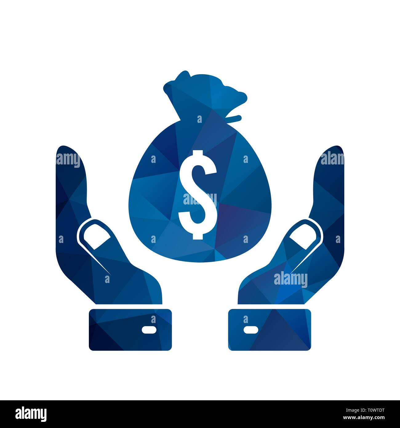 L'icône d'économie d'illustration Banque D'Images