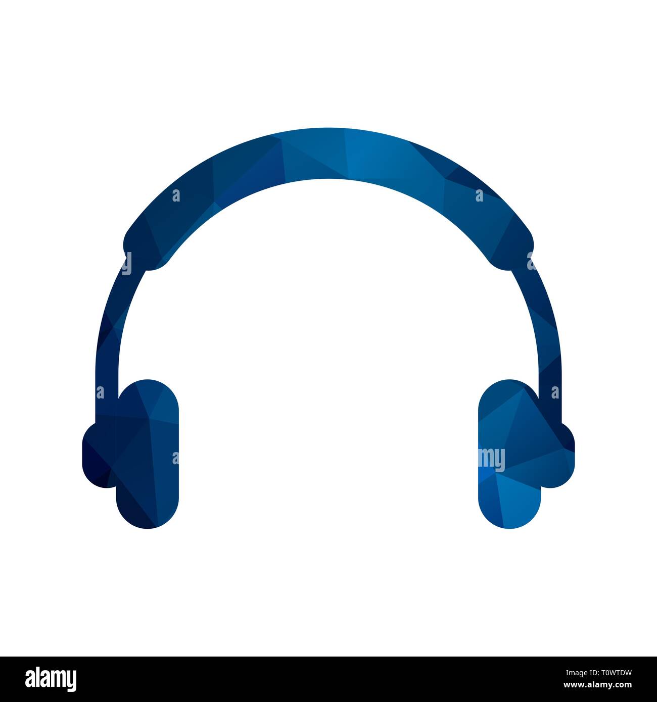 L'icône Casque Illustration Banque D'Images