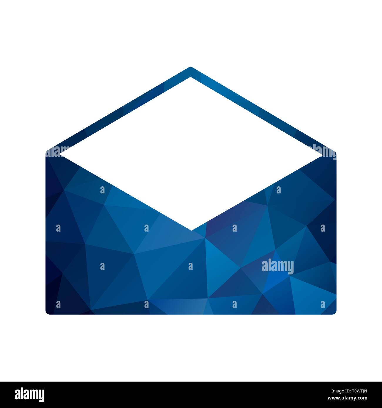 L'icône Enveloppe Illustration Banque D'Images