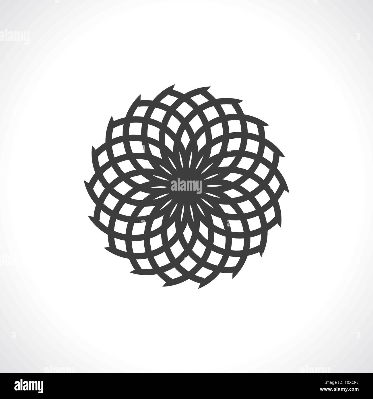 Image vectorielle ornement rond Mandala Illustration de Vecteur