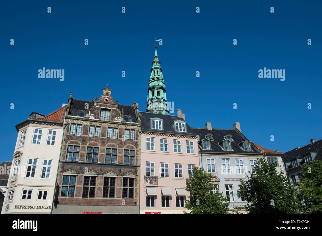Danemark, copenhague, Quartier Latin Banque D'Images