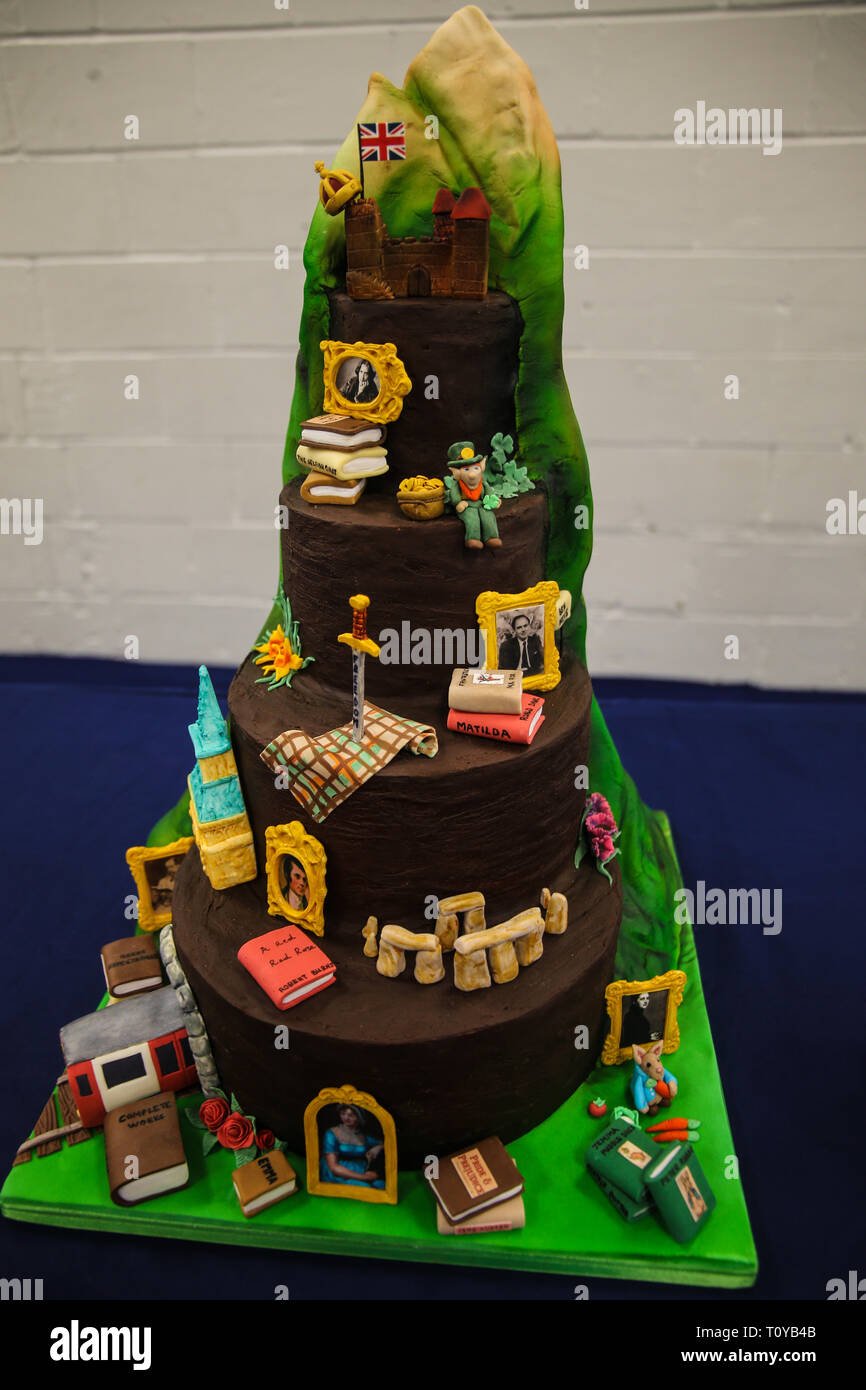 Londres Royaume Uni Mar 22 19 La Concurrence Sur Le Gateau Ideal Home Exhibition Mettant En Evidence Le Meilleur De La British Barbouillees De Credit Paul Quezada Neiman Alamy Live News Photo Stock