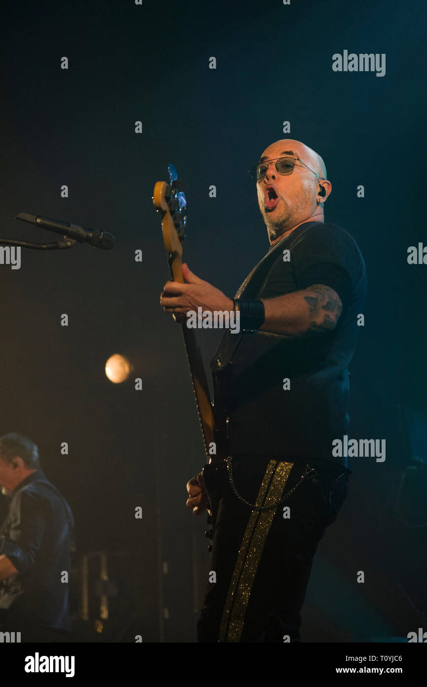 Compiègne, France. 22 Mar 2019. Pascal Obispo, vivre à Compiegne, France ; 22 mars 2019 Credit : Xavier Rockatansky/Alamy Live News Banque D'Images