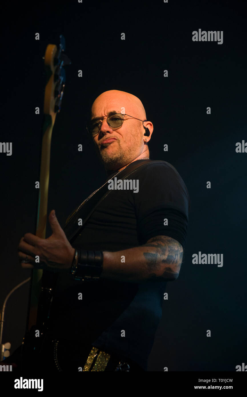 Compiègne, France. 22 Mar 2019. Pascal Obispo, vivre à Compiegne, France ; 22 mars 2019 Credit : Xavier Rockatansky/Alamy Live News Banque D'Images