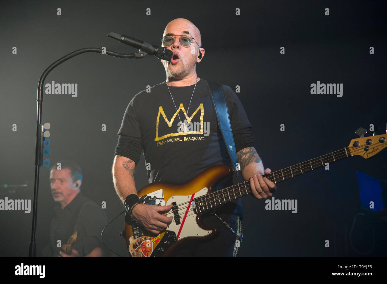 Compiègne, France. 22 Mar 2019. Pascal Obispo, vivre à Compiegne, France ; 22 mars 2019 Credit : Xavier Rockatansky/Alamy Live News Banque D'Images
