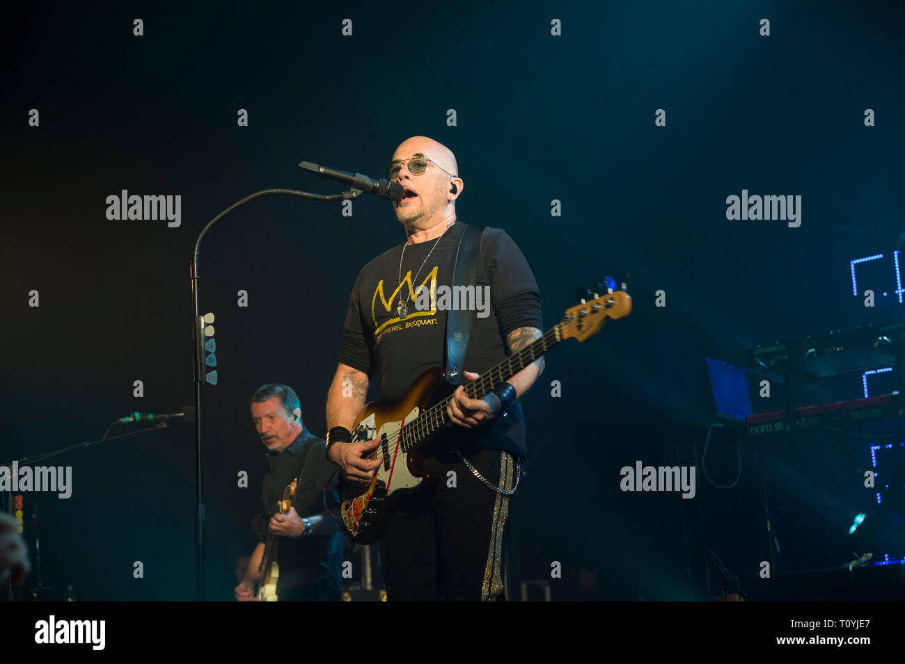 Compiègne, France. 22 Mar 2019. Pascal Obispo, vivre à Compiegne, France ; 22 mars 2019 Credit : Xavier Rockatansky/Alamy Live News Banque D'Images