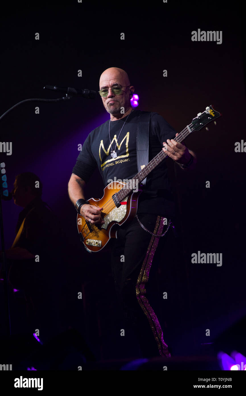 Compiègne, France. 22 Mar 2019. Pascal Obispo, vivre à Compiegne, France ; 22 mars 2019 Credit : Xavier Rockatansky/Alamy Live News Banque D'Images