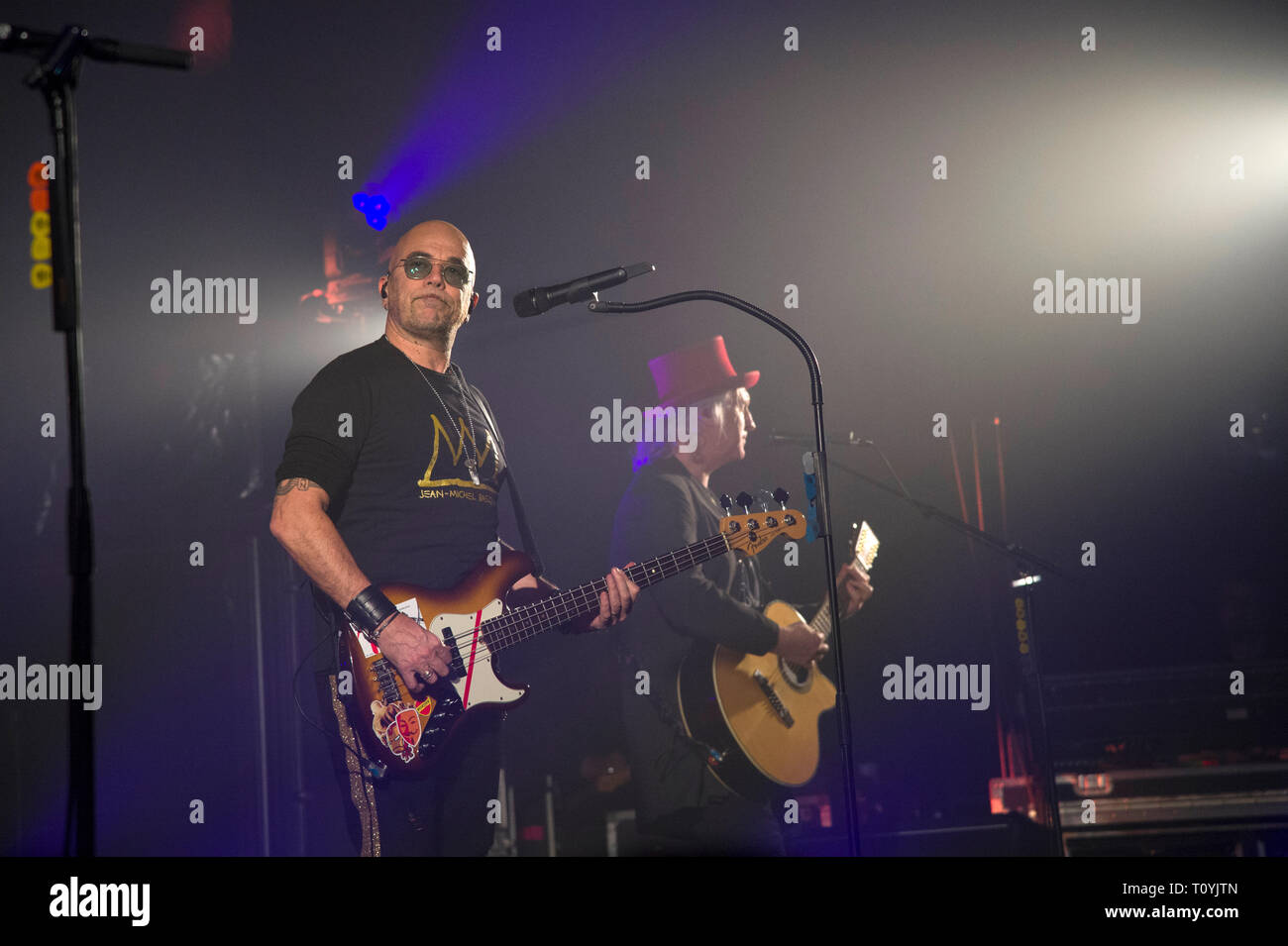 Compiègne, France. 22 Mar 2019. Pascal Obispo, vivre à Compiegne, France ; 22 mars 2019 Credit : Xavier Rockatansky/Alamy Live News Banque D'Images