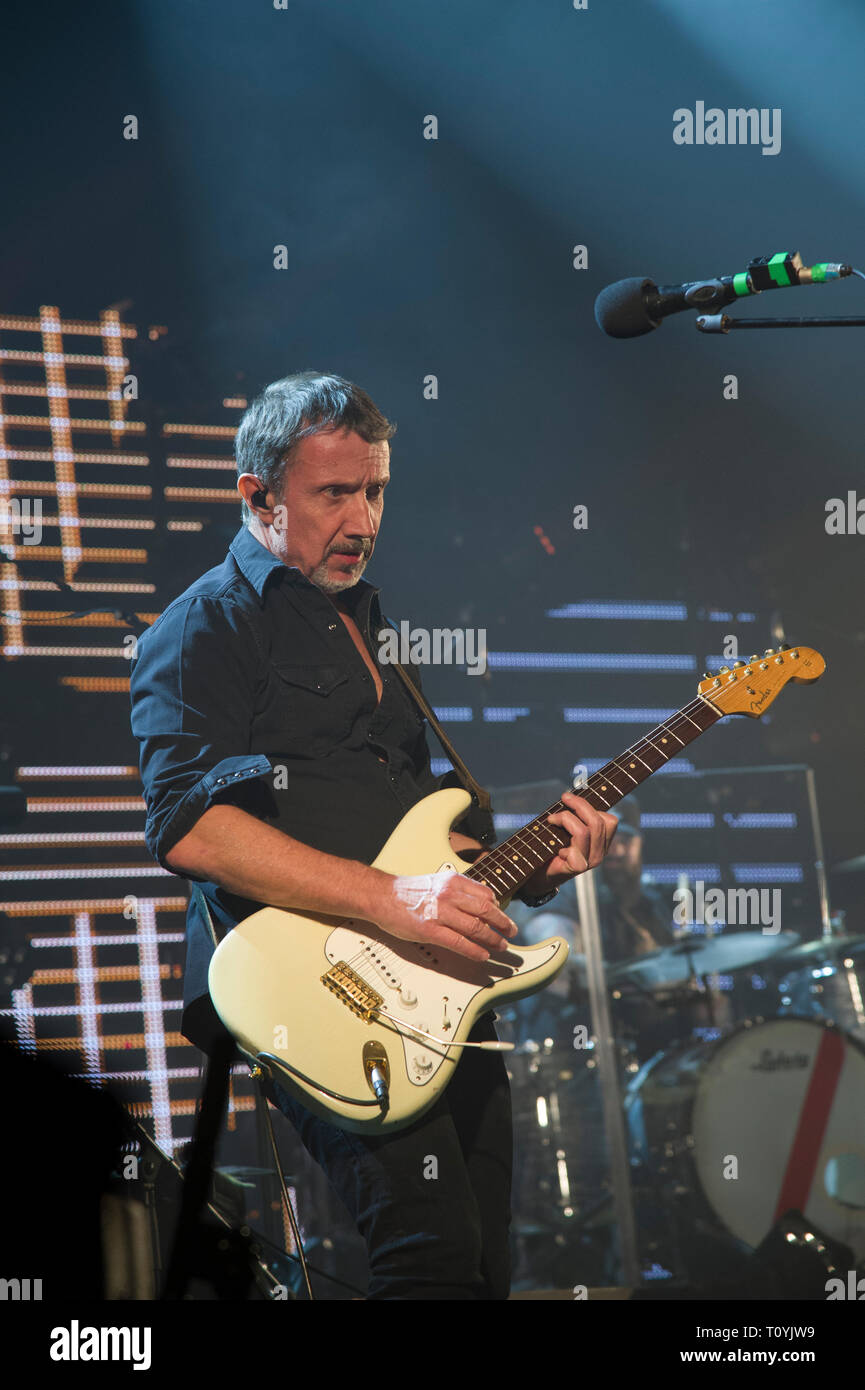 Compiègne, France. 22 Mar 2019. Pascal Obispo, vivre à Compiegne, France ; 22 mars 2019 Credit : Xavier Rockatansky/Alamy Live News Banque D'Images