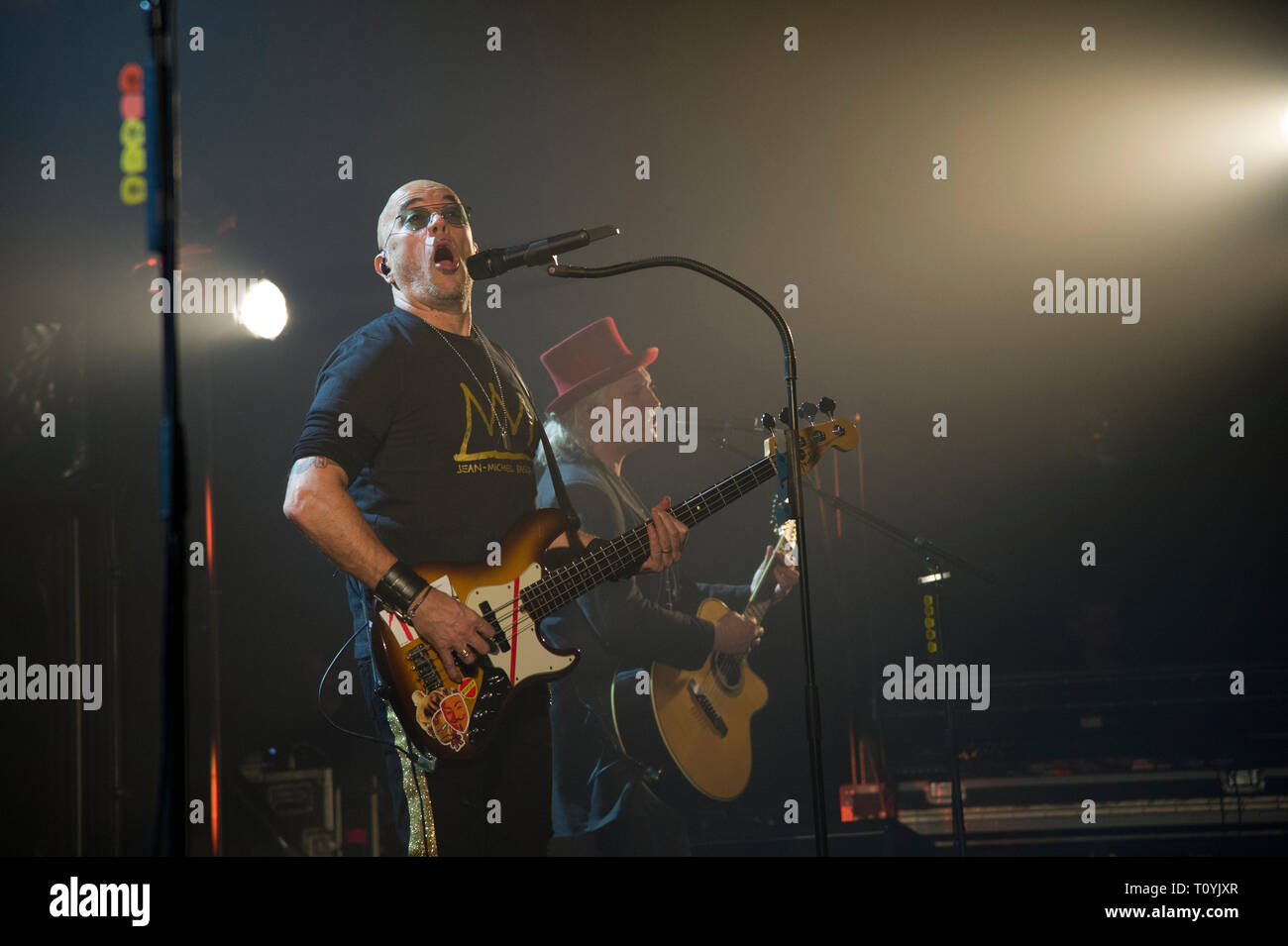 Compiègne, France. 22 Mar 2019. Pascal Obispo, vivre à Compiegne, France ; 22 mars 2019 Credit : Xavier Rockatansky/Alamy Live News Banque D'Images