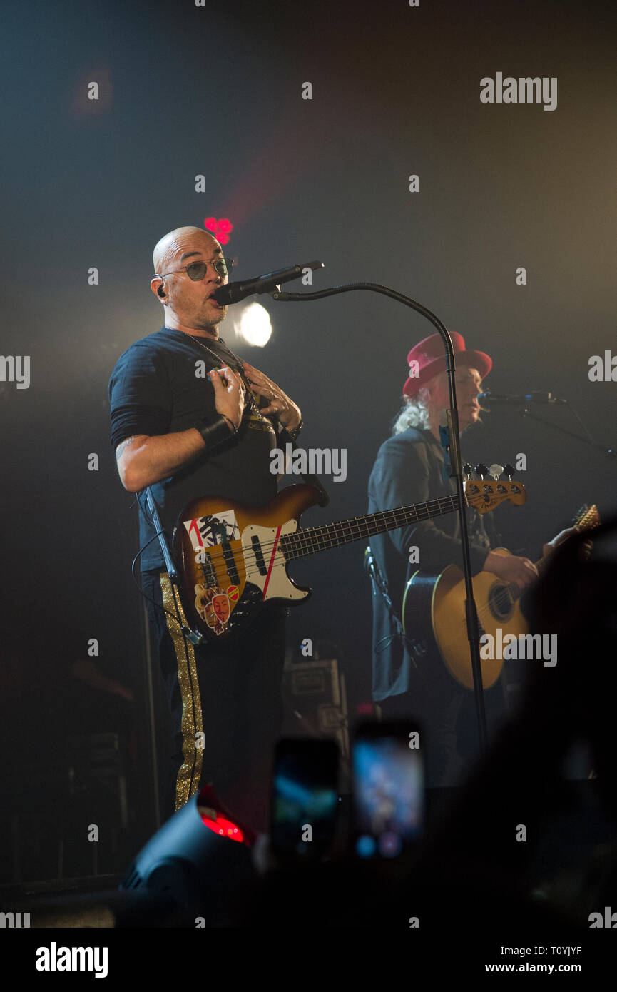 Compiègne, France. 22 Mar 2019. Pascal Obispo, vivre à Compiegne, France ; 22 mars 2019 Credit : Xavier Rockatansky/Alamy Live News Banque D'Images