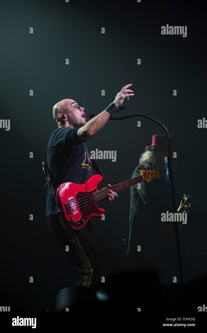 Compiègne, France. 22 Mar 2019. Pascal Obispo, vivre à Compiegne, France ; 22 mars 2019 Credit : Xavier Rockatansky/Alamy Live News Banque D'Images
