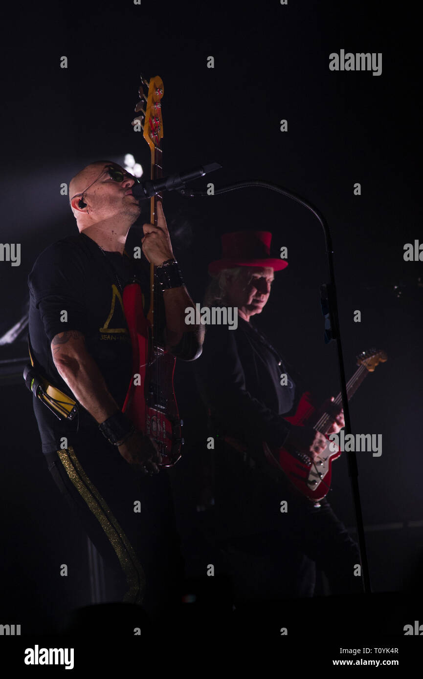 Compiègne, France. 22 Mar 2019. Pascal Obispo, vivre à Compiegne, France ; 22 mars 2019 Credit : Xavier Rockatansky/Alamy Live News Banque D'Images