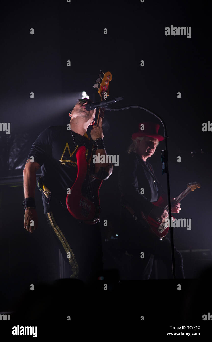 Compiègne, France. 22 Mar 2019. Pascal Obispo, vivre à Compiegne, France ; 22 mars 2019 Credit : Xavier Rockatansky/Alamy Live News Banque D'Images