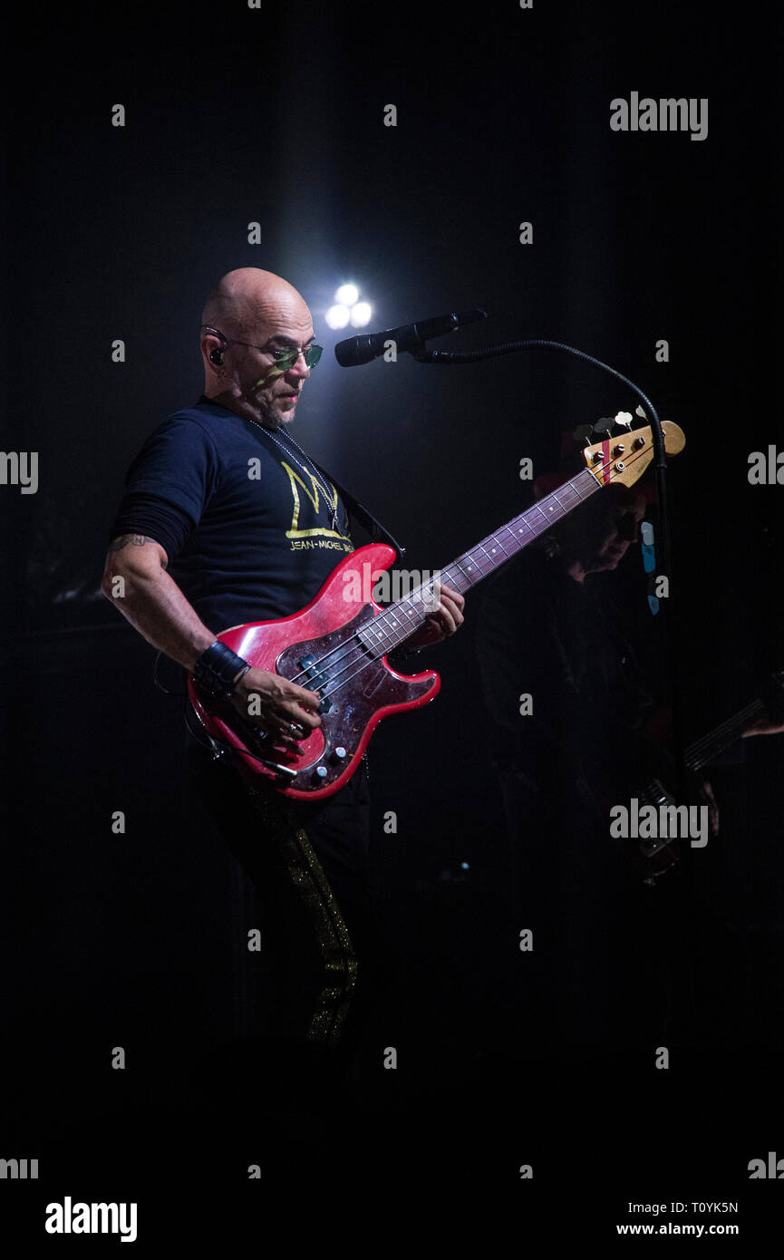 Compiègne, France. 22 Mar 2019. Pascal Obispo, vivre à Compiegne, France ; 22 mars 2019 Credit : Xavier Rockatansky/Alamy Live News Banque D'Images