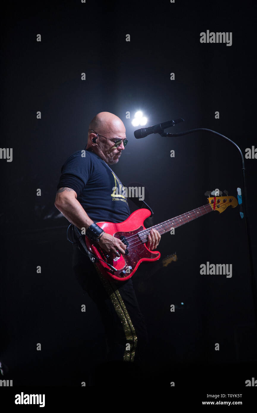 Compiègne, France. 22 Mar 2019. Pascal Obispo, vivre à Compiegne, France ; 22 mars 2019 Credit : Xavier Rockatansky/Alamy Live News Banque D'Images