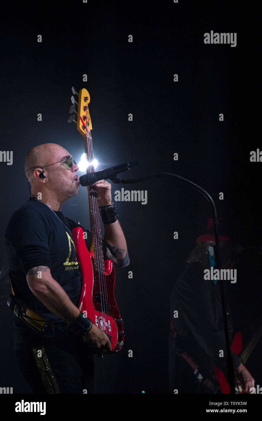 Compiègne, France. 22 Mar 2019. Pascal Obispo, vivre à Compiegne, France ; 22 mars 2019 Credit : Xavier Rockatansky/Alamy Live News Banque D'Images