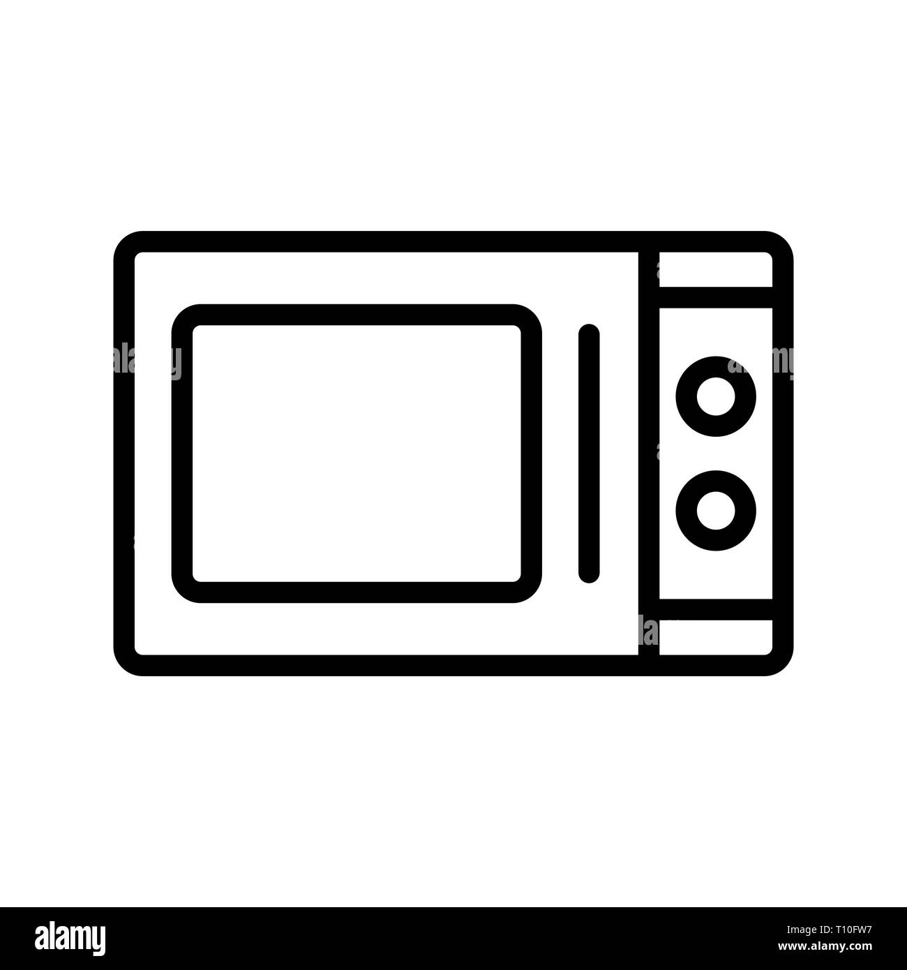L'icône de micro-ondes Illustration Banque D'Images