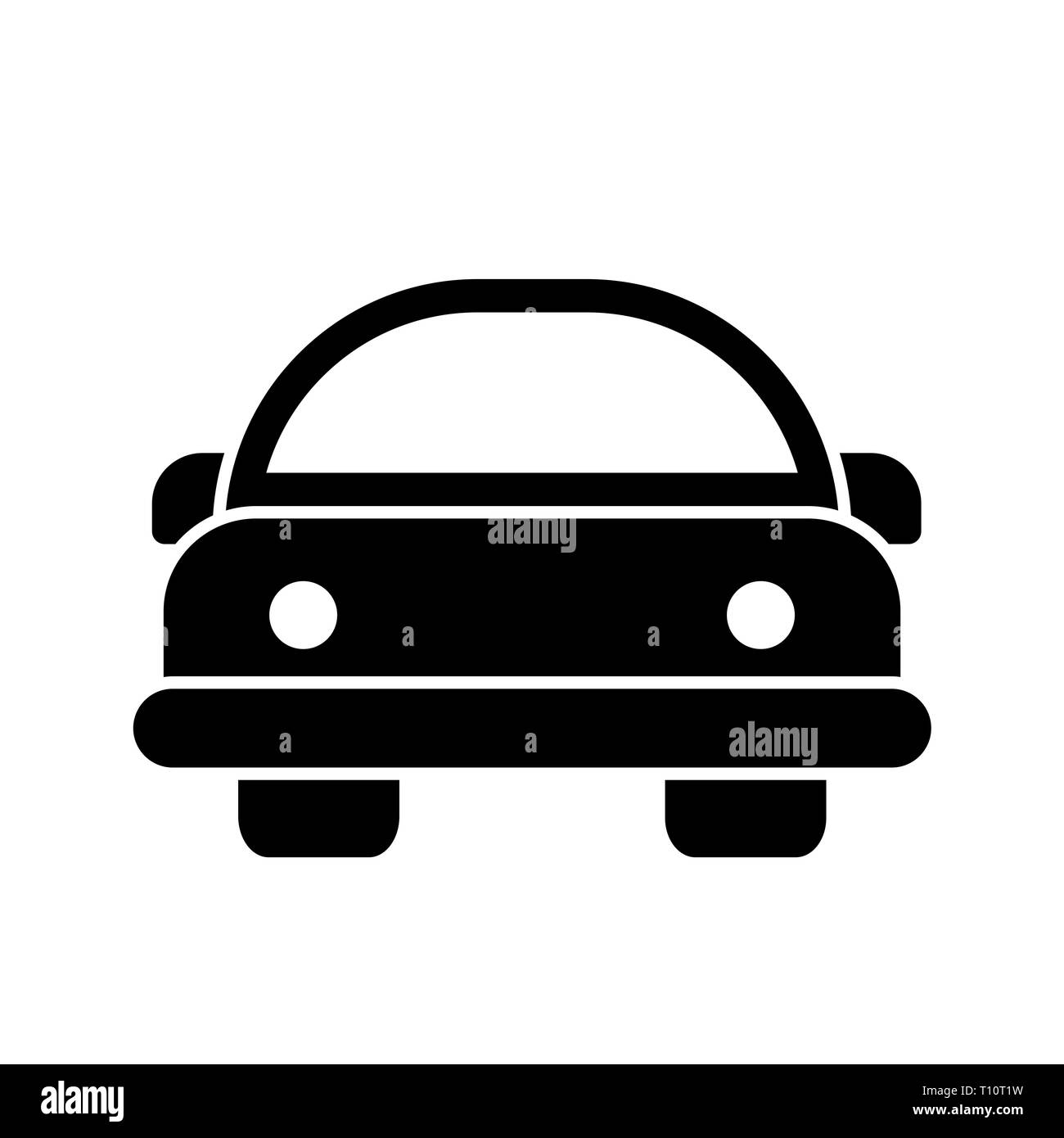 Voiture de dessin animé Banque d'images noir et blanc - Alamy