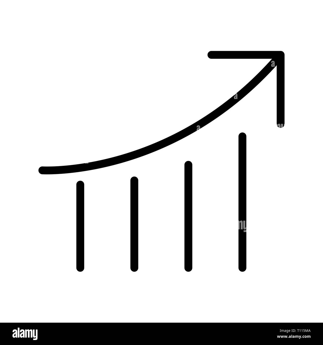 L'icône des Performances SEO de vecteur Banque D'Images