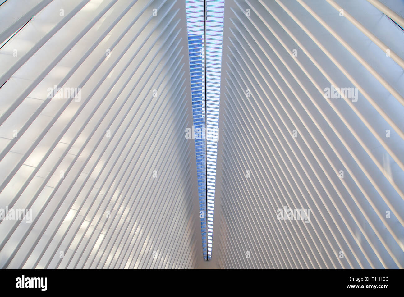 La gare d'Oculus à New York Banque D'Images
