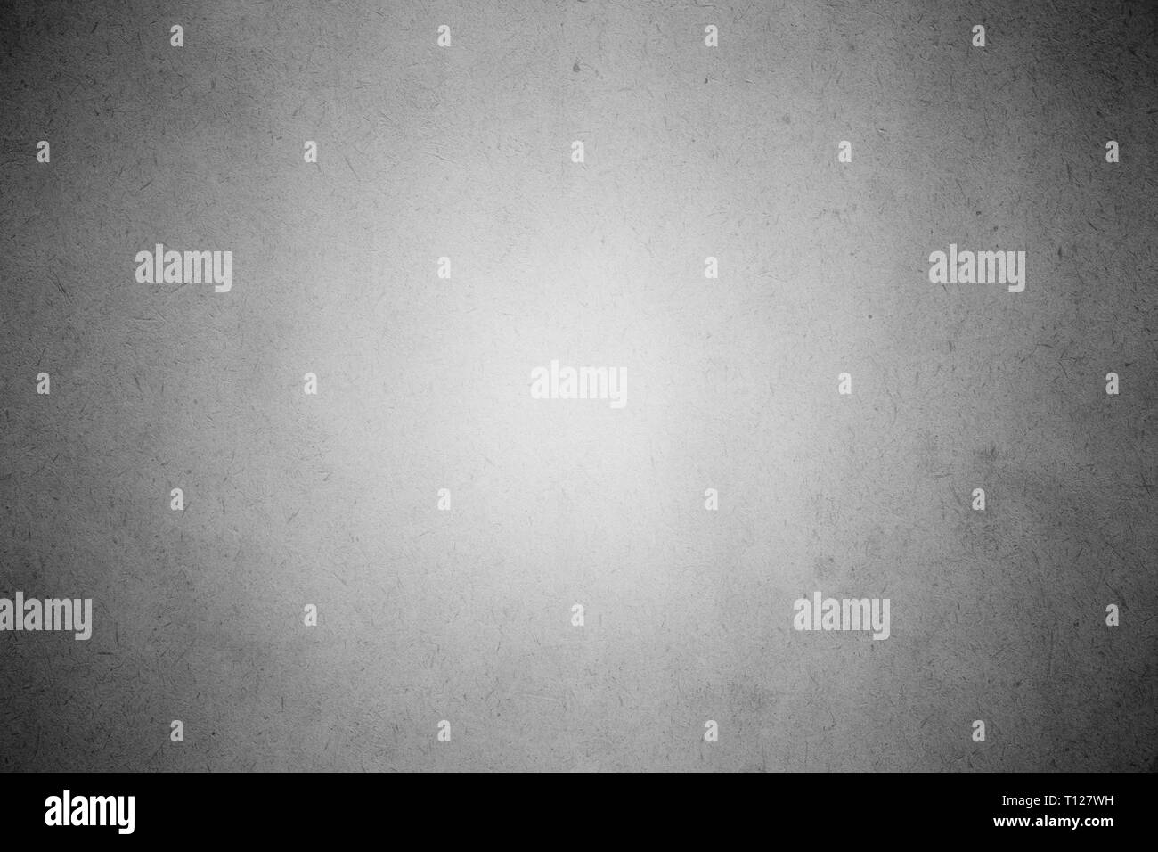 Dégradé noir blanc aquarelle sur papier texture grain sale tache résumé pour Banque D'Images