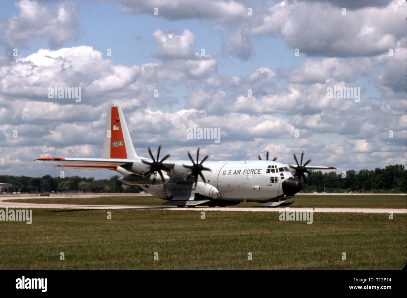 USAF United States Air Force LC-130H Hercules Lockheed Banque D'Images