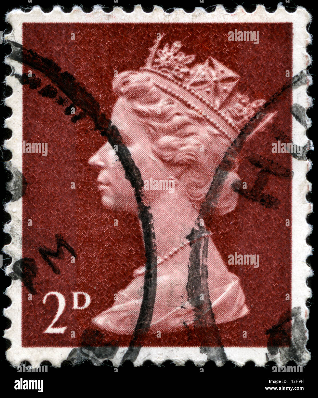 Timbre-poste du Royaume-Uni et l'Irlande du Nord dans la série émise en 1968 Banque D'Images