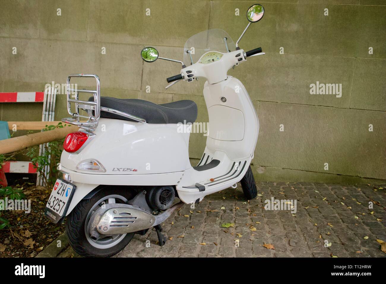 Vespa, Zürich, Suisse Banque D'Images