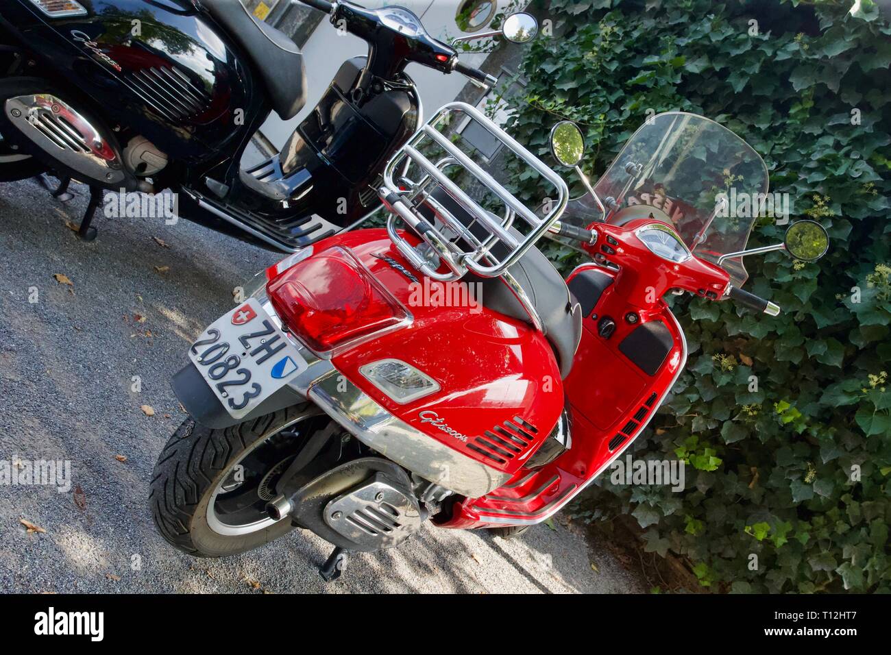 Vespa, Zürich, Suisse Banque D'Images