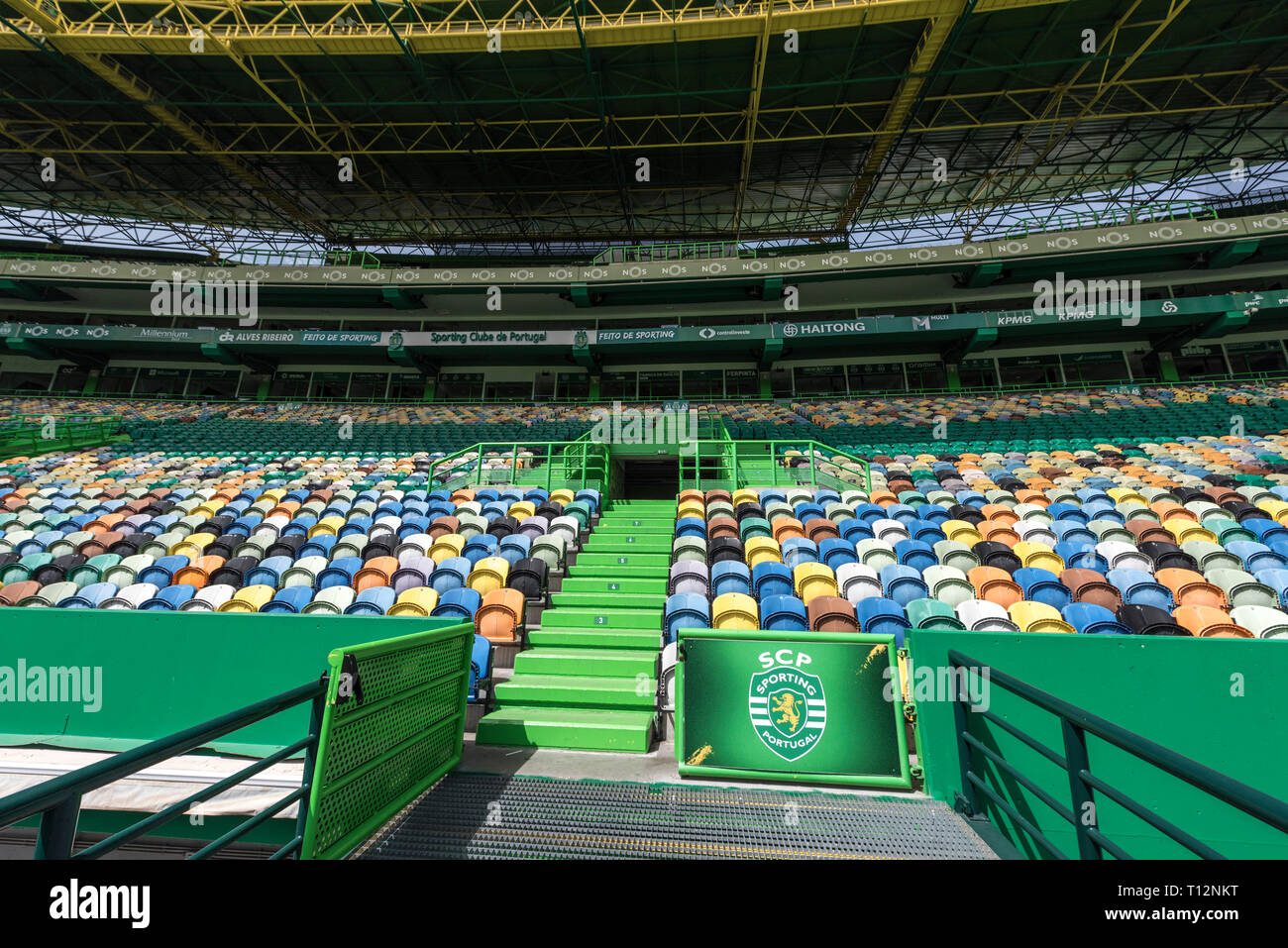 José Alvalade Stadium - arena officiel du FC Sporting. Lisboa, Portugal Banque D'Images