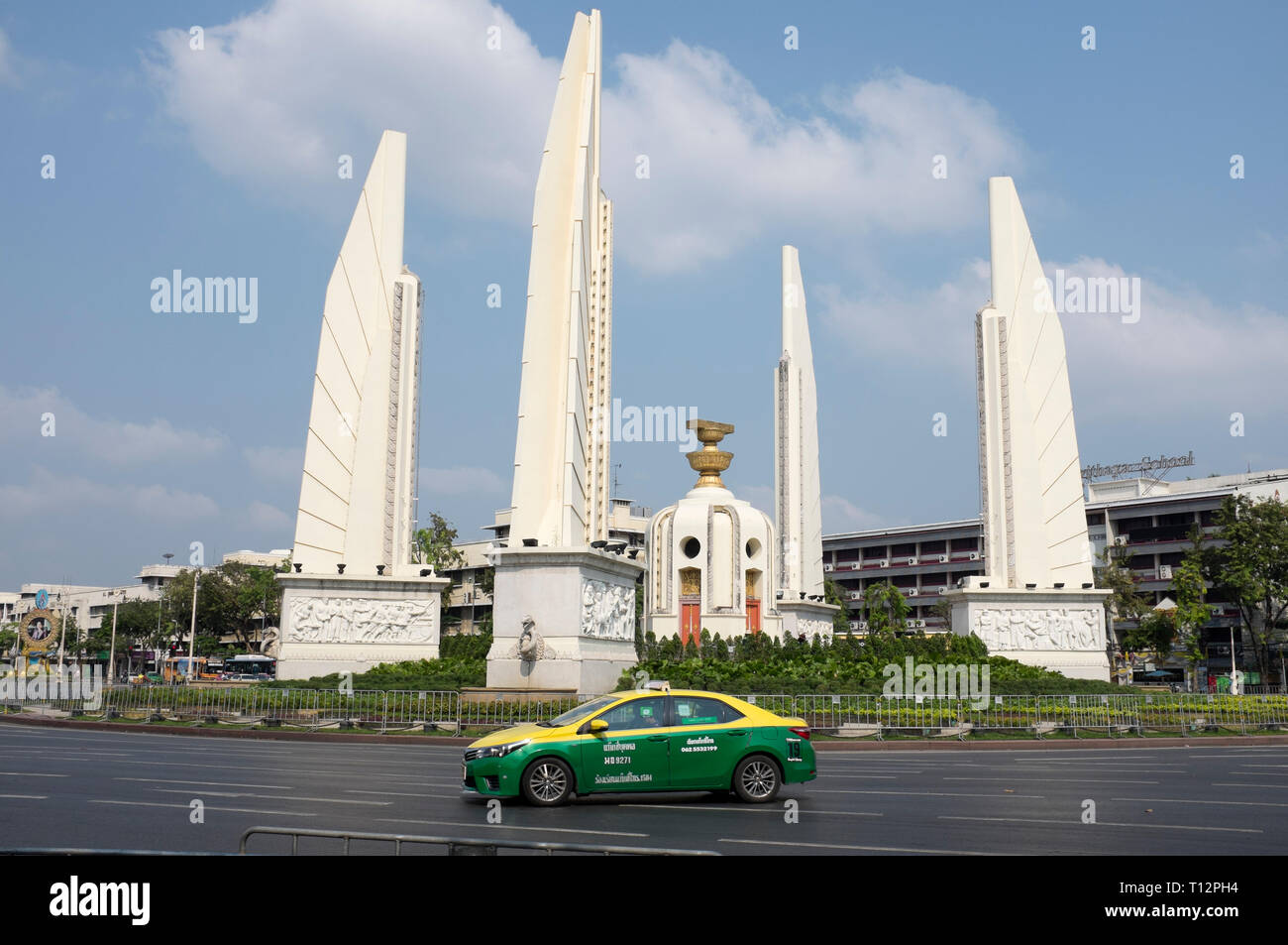 Le Monument de la démocratie à Bangkok Banque D'Images
