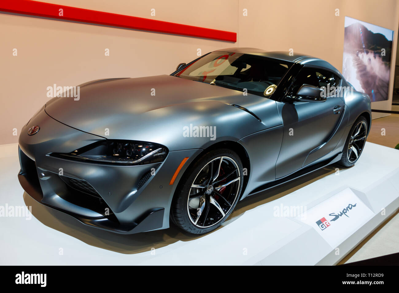 Vancouver, Canada - Mars 2019 Toyota Supra Banque D'Images