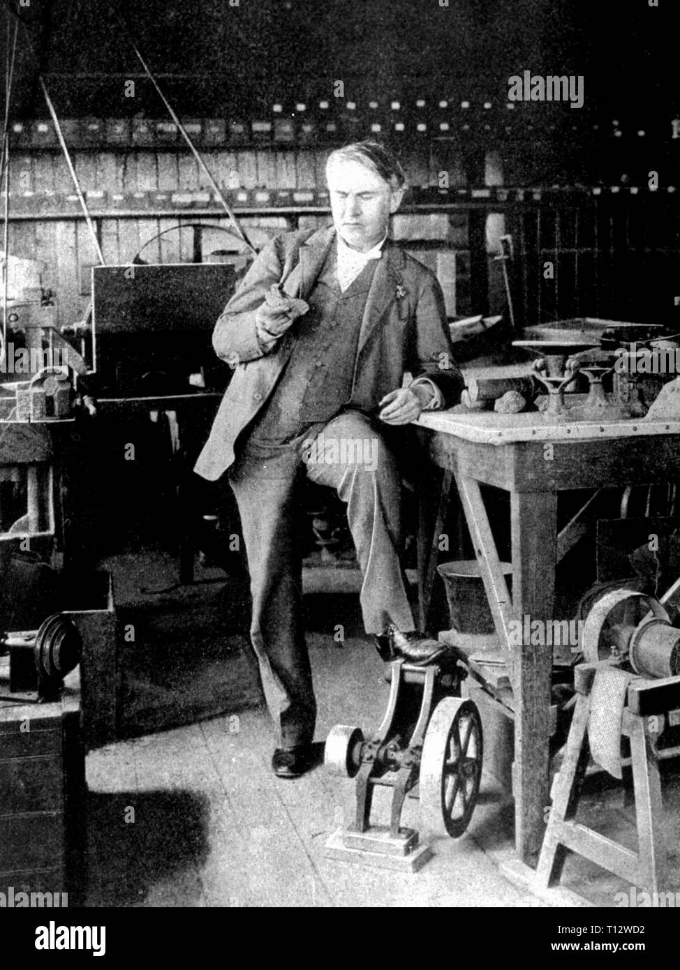 Thomas Edison Banque D'Images