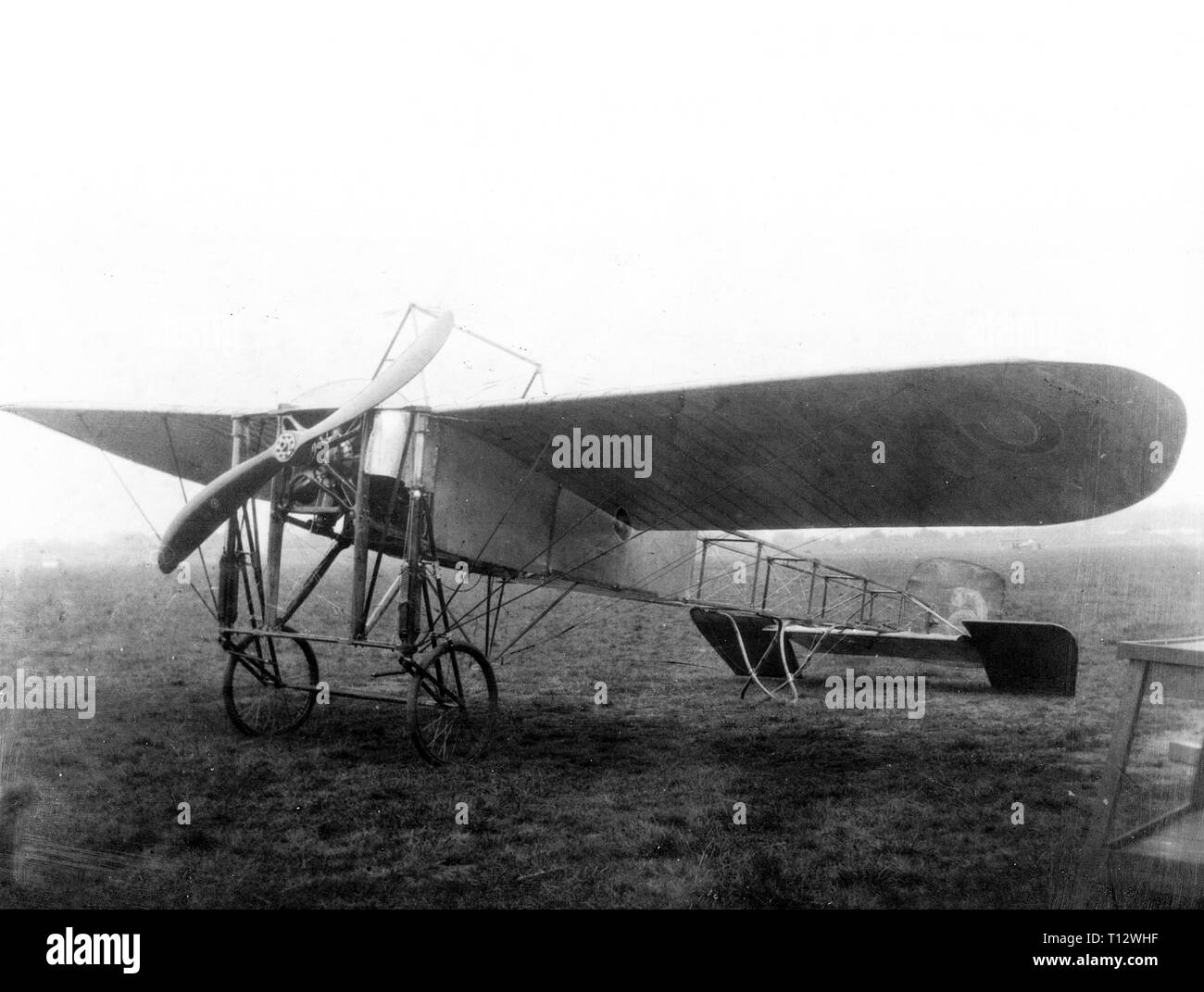 Au biplan Blériot Graham White Flying School Hendon Banque D'Images