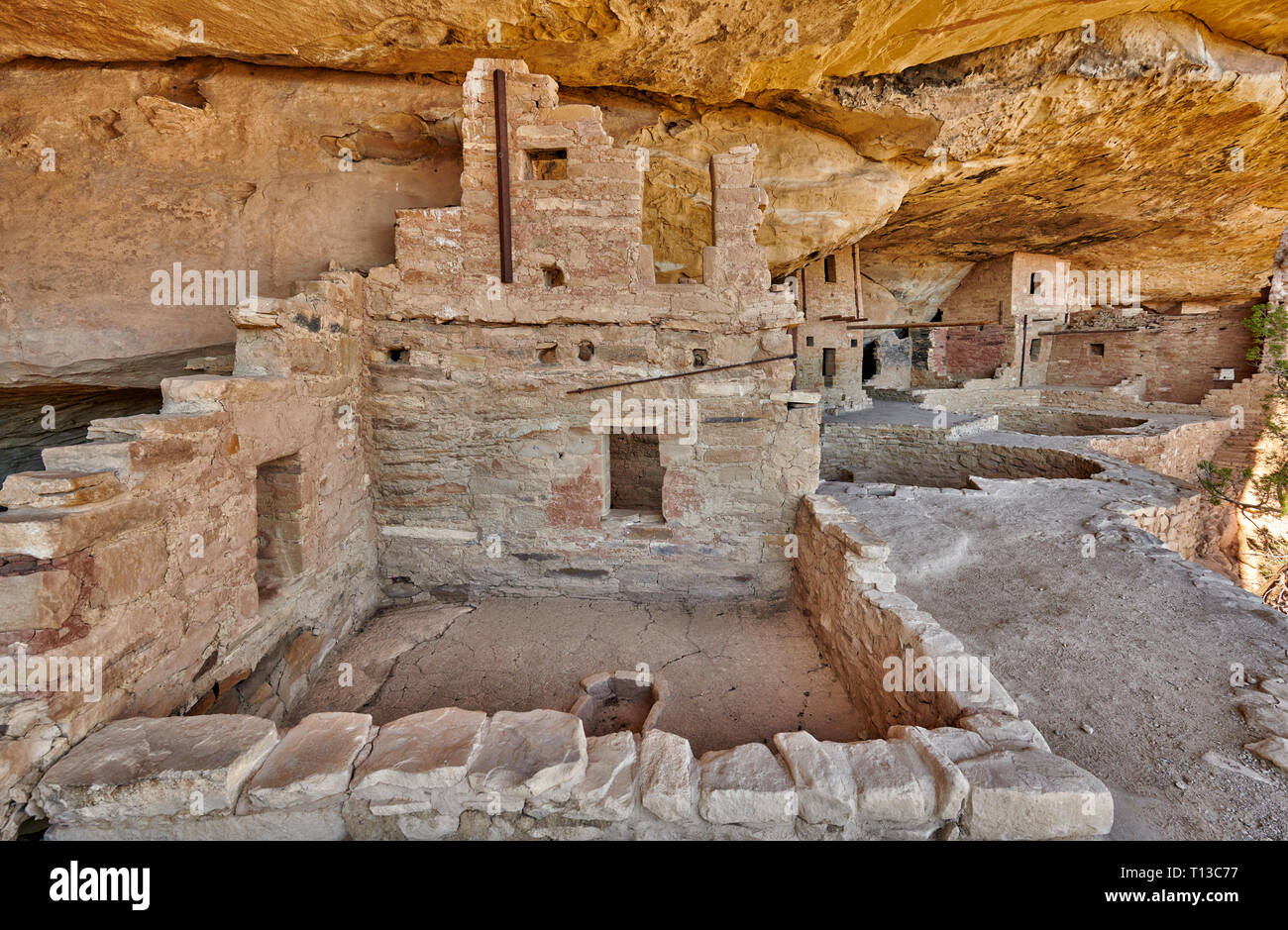 Balcony House, Cliff dwellings in Mesa-Verde-National Park, UNESCO World Heritage site, Colorado, USA, Amérique du Nord Banque D'Images
