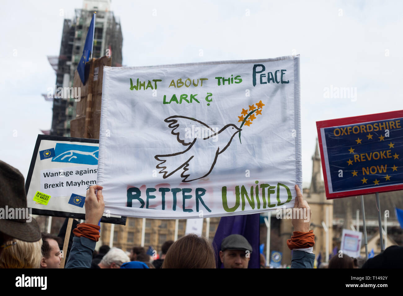 Mettez-Le Aux Gens En Marche Dans Le Centre De Londres, Londres.Uk. 23 Mars 2019.Crédit : Ng’Ang’A/Alay Live News. Banque D'Images