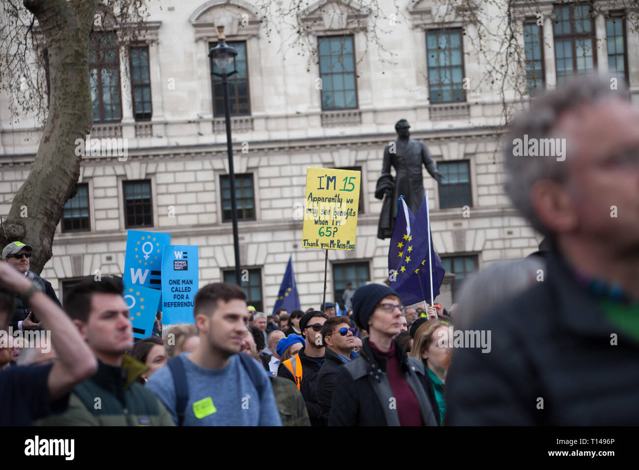 Mettez-Le Aux Gens En Marche Dans Le Centre De Londres, Londres.Uk. 23 Mars 2019.Crédit : Ng’Ang’A/Alay Live News. Banque D'Images