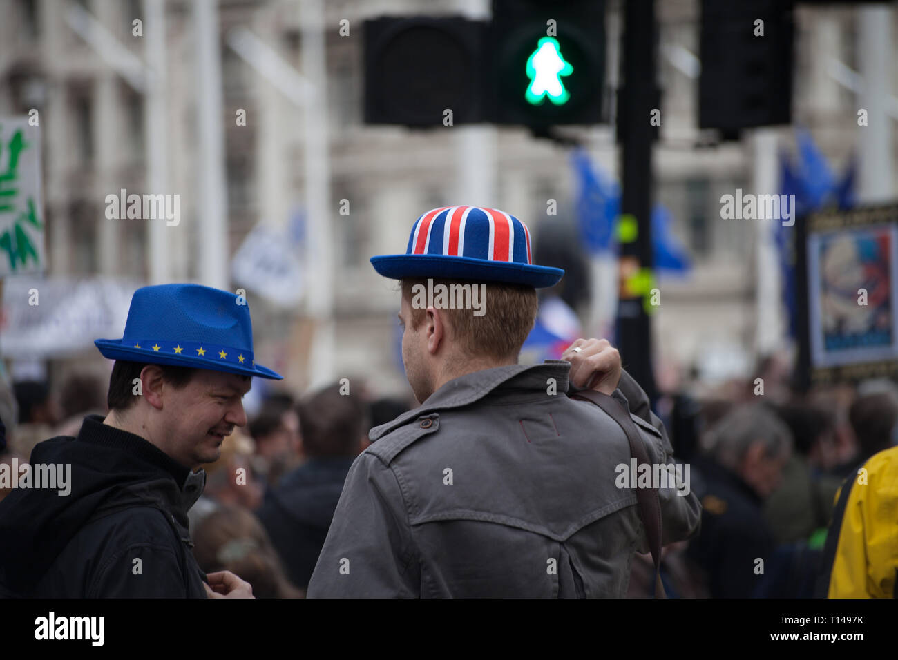 Mettez-Le Aux Gens En Marche Dans Le Centre De Londres, Londres.Uk. 23 Mars 2019.Crédit : Ng’Ang’A/Alay Live News. Banque D'Images